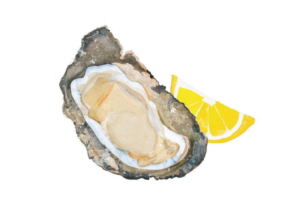 Oyster and lemon
